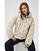 CREAM CRDrakie Short Jacket Oatmeal – Gewatteerde damesjas met sterpatroon