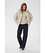 CREAM CRDrakie Short Jacket Oatmeal – Gewatteerde damesjas met sterpatroon