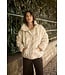 CREAM CRDrakie Short Jacket Oatmeal – Gewatteerde damesjas met sterpatroon