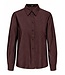 JDY JDYVILMA Shirt Chocolate Plum Rhinestones – Damesblouse met strass-steentjes