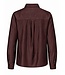 JDY JDYVILMA Shirt Chocolate Plum Rhinestones – Damesblouse met strass-steentjes