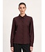 JDY JDYVILMA Shirt Chocolate Plum Rhinestones – Damesblouse met strass-steentjes