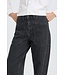 b.young BYKIZION Barrel Jeans Black Denim – Zwarte damesjeans met hoge taille en barrel fit