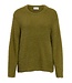 Object OBJLINDA Loose Pullover Martini Olive – Fluffy olijfgroene damespull