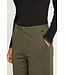 ICHI IHKATE Wide Pant 2 Forest Night – Olijfgroene damesbroek met wijde pijpen