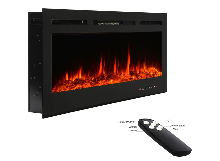 EL Fuego elektrische inbouw sfeerhaard "Mont Blanc" 178cm