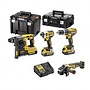 DeWALT DCK422P3T 18V Li-ion accu 4-delige combiset (3x 5.0Ah accu) in 2 TSTAK koffers