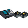Makita powerpack 18V Li-Ion accu starterset (2x 4.0Ah) + lader