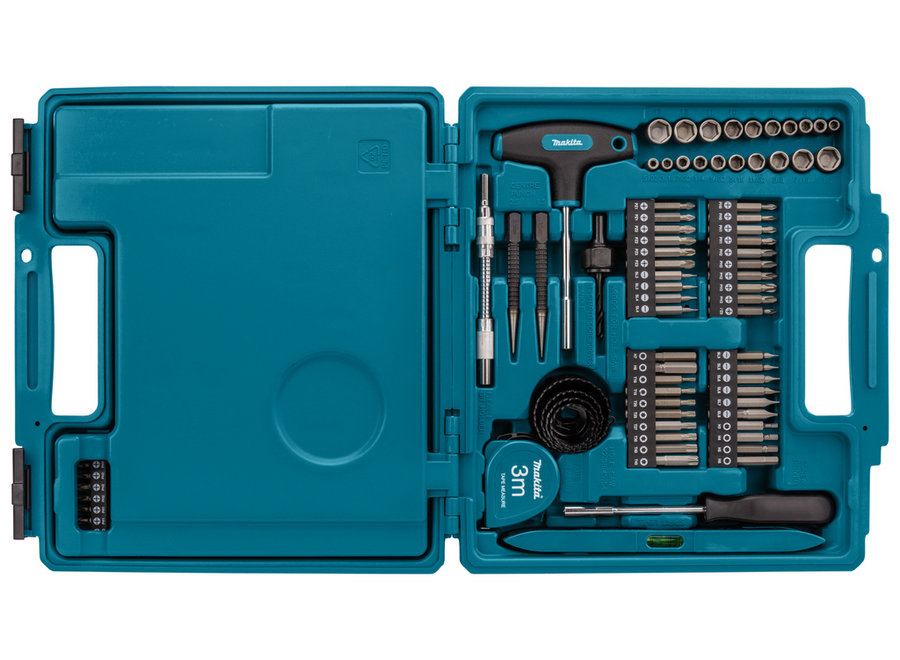 Makita E-06270 212-delige accessoire set in koffer