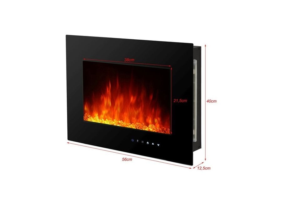 EL Fuego Elektrische LED inbouw-sfeerhaard Everest 250cm - Outlet