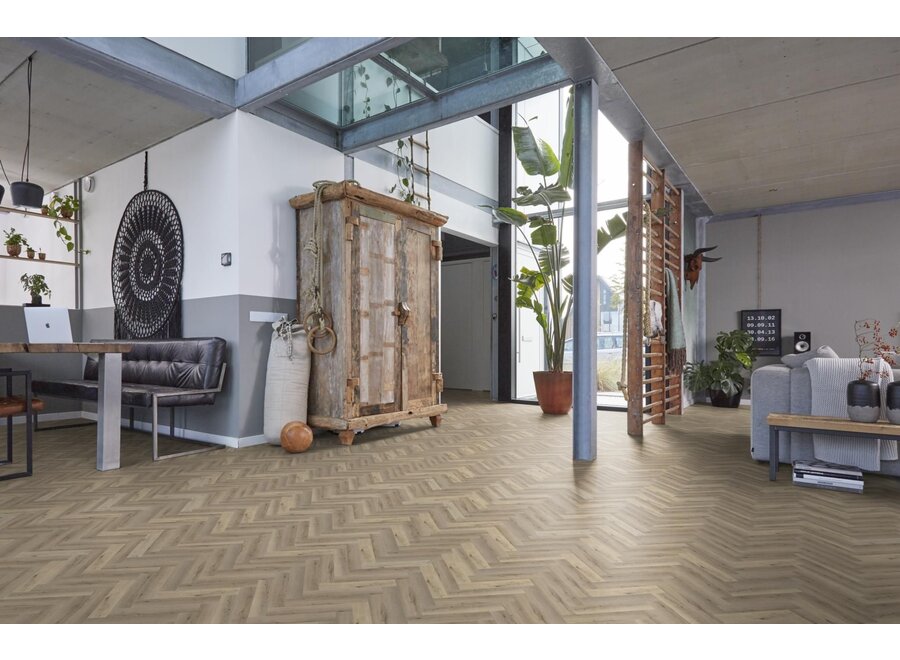 YUP herringbone click SRC light oak