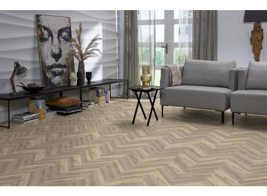 YUP herringbone click SRC light oak