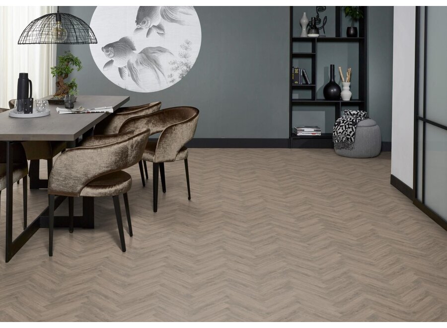 YUP herringbone click SRC smoky