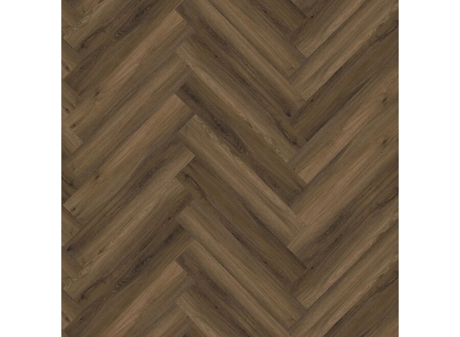 YUP herringbone click SRC warm brown