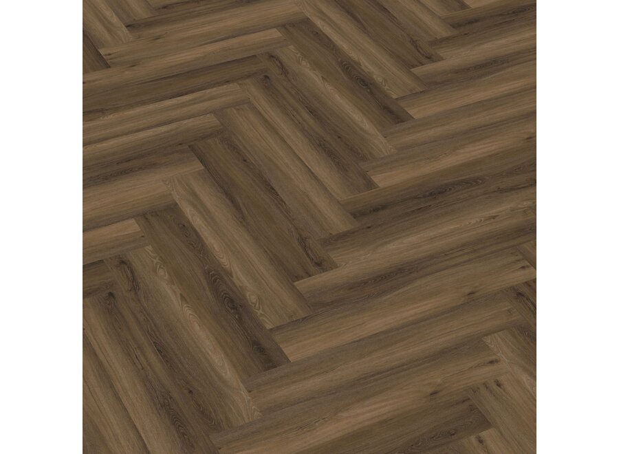 YUP herringbone click SRC warm brown