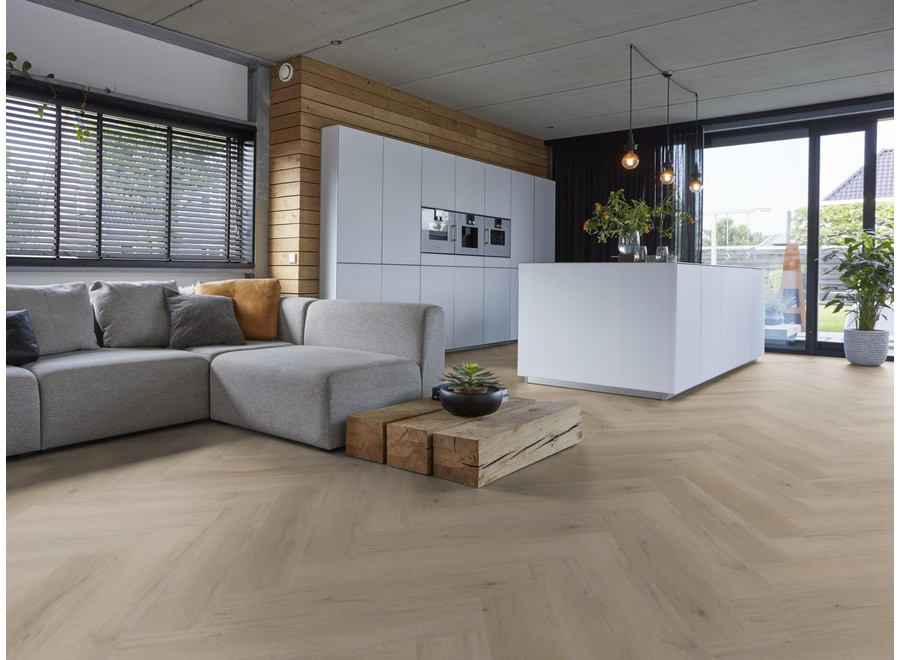 YUP Leyton herringbone click SRC light oak