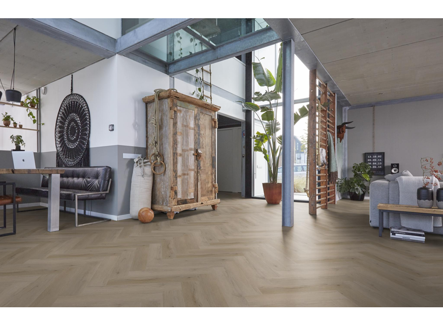 YUP Leyton herringbone click SRC light oak