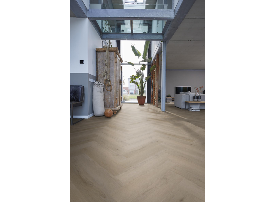 YUP Leyton herringbone click SRC light oak