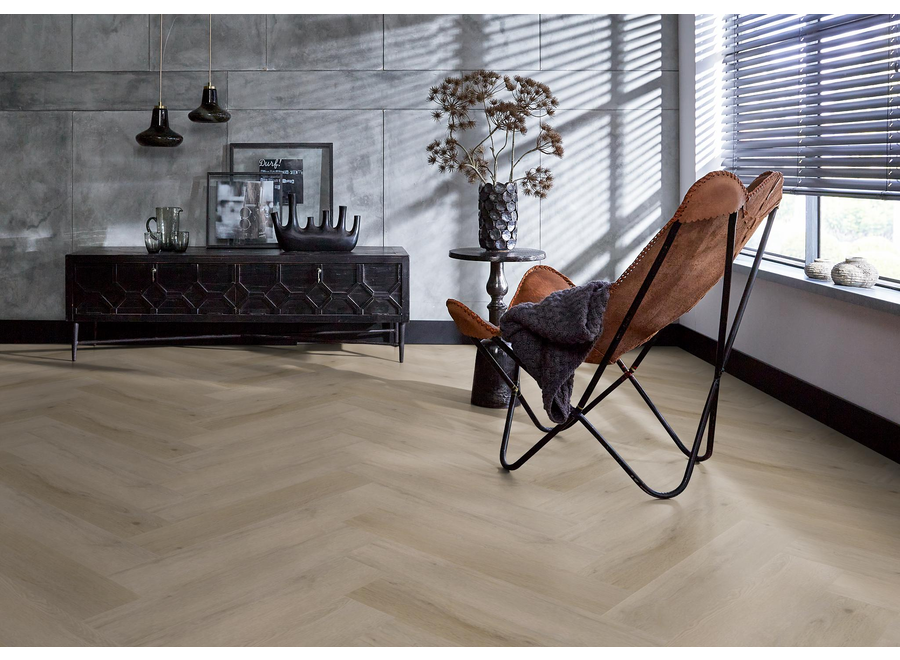 YUP Leyton herringbone click SRC light oak