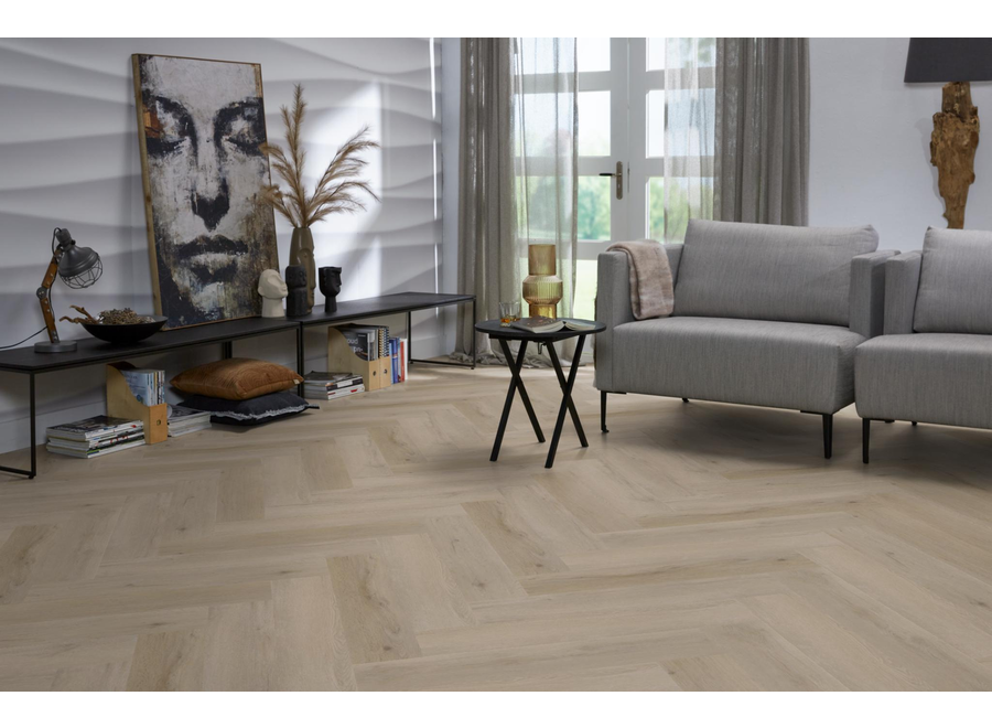 YUP Leyton herringbone click SRC light oak