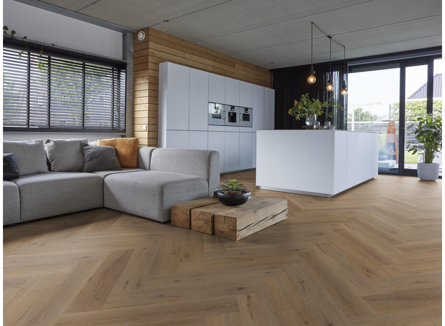 YUP Leyton herringbone click SRC natural oak