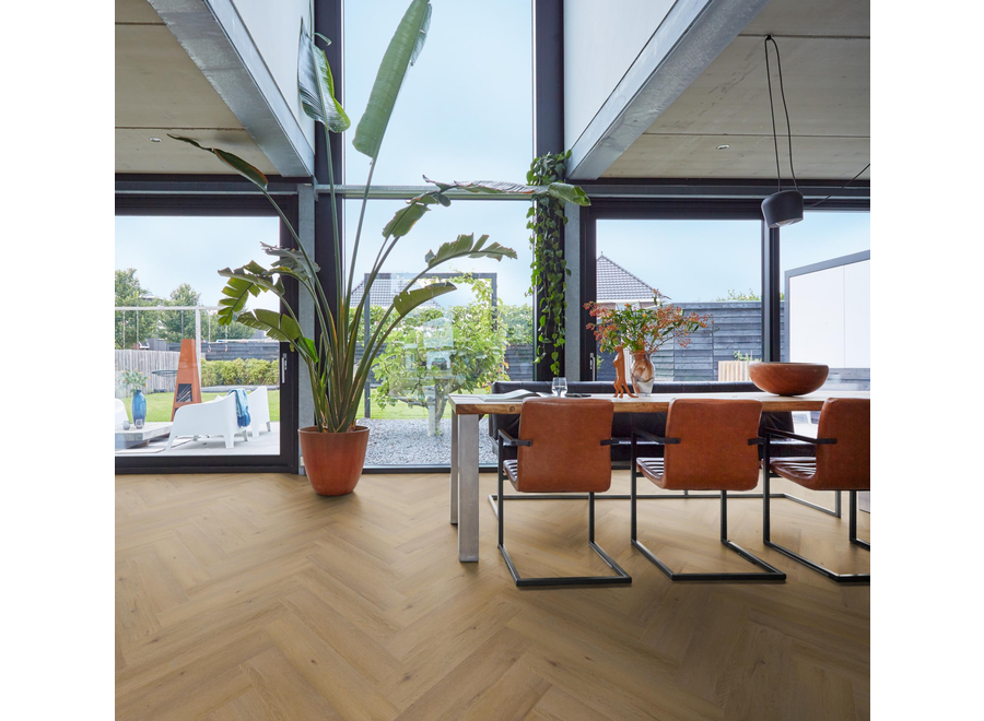 YUP Leyton herringbone click SRC dark oak