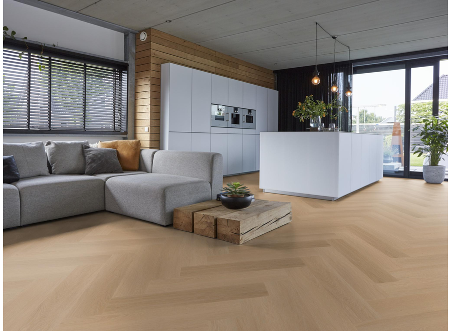 YUP Fulham herringbone click SRC dark oak