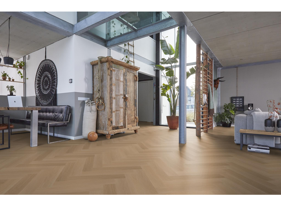 YUP Fulham herringbone click SRC dark oak