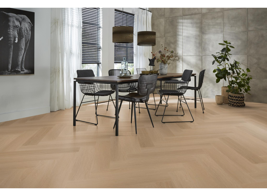 YUP Fulham herringbone click SRC dark oak