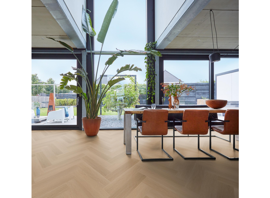 YUP Fulham herringbone click SRC dark oak