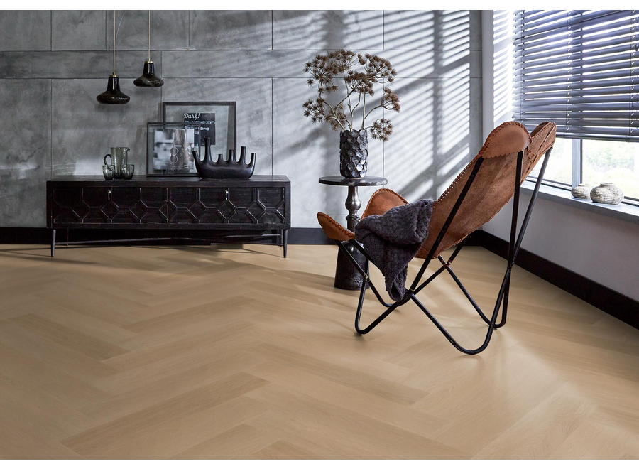 YUP Fulham herringbone click SRC dark oak