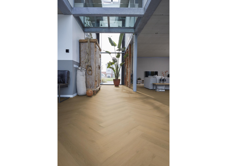 YUP Merton herringbone click light oak