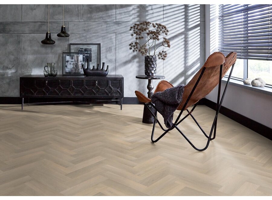 YUP Herringbone dryback small beige
