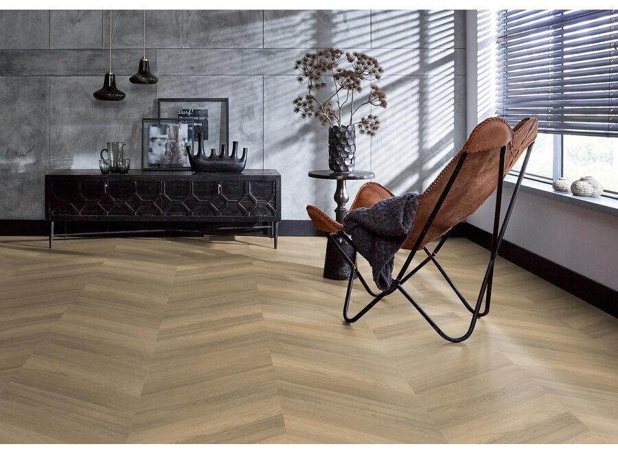 YUP Chevron dryback natural