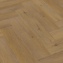 YUP Leyton herringbone dryback dark oak