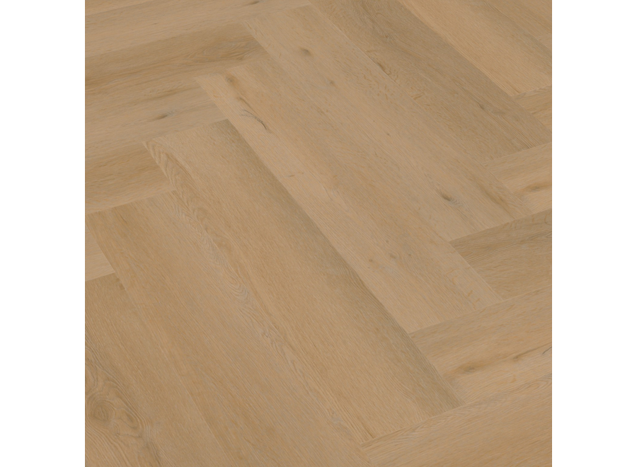 YUP Leyton herringbone dryback warm oak