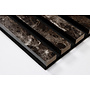 Akoestische wandpaneel -Black Coffee- 3 zijdig -  270x60cm