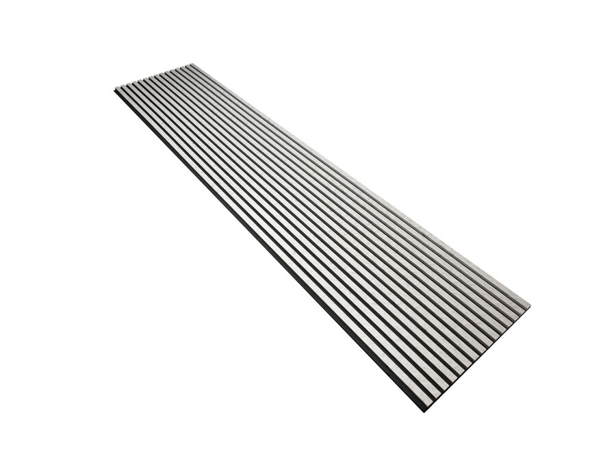 Akoestische wandpaneel - Grijs - 3 zijdig -  270x60cm