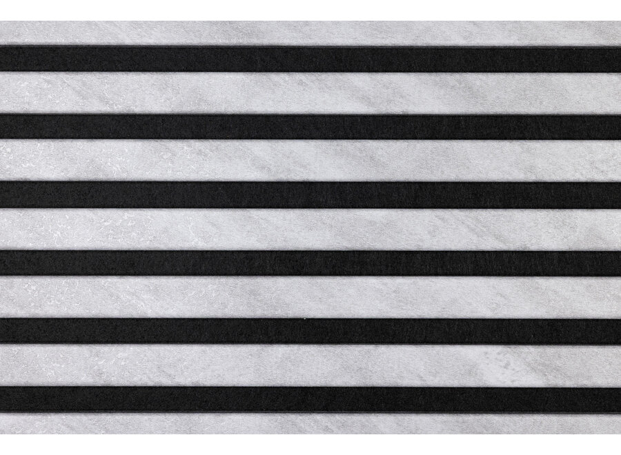 Akoestische wandpaneel - Grijs - 3 zijdig -  270x60cm