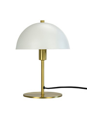 Dyberg Larsen Dyberg Larsen Tafellamp MalmÃ¸ Mat Wit met Bronzen Standaard