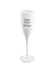 Koziol Koziol Superglas Cheers No. 1 Champagneglas Save Water Drink Champagne