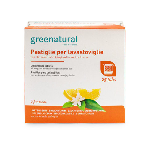Greenatural Geschirrspül-Tabs Zitrone & Orange von Greenatural