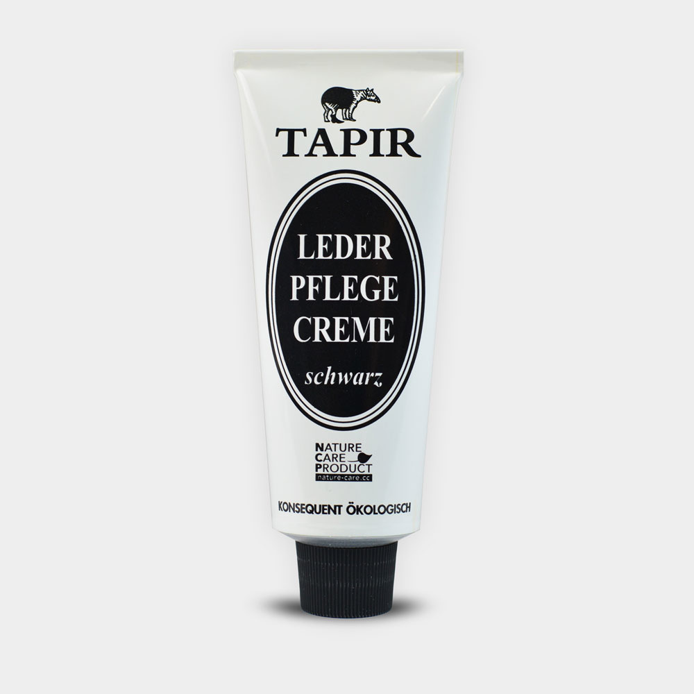 Tapir Lederpflegecreme schwarz von Tapir