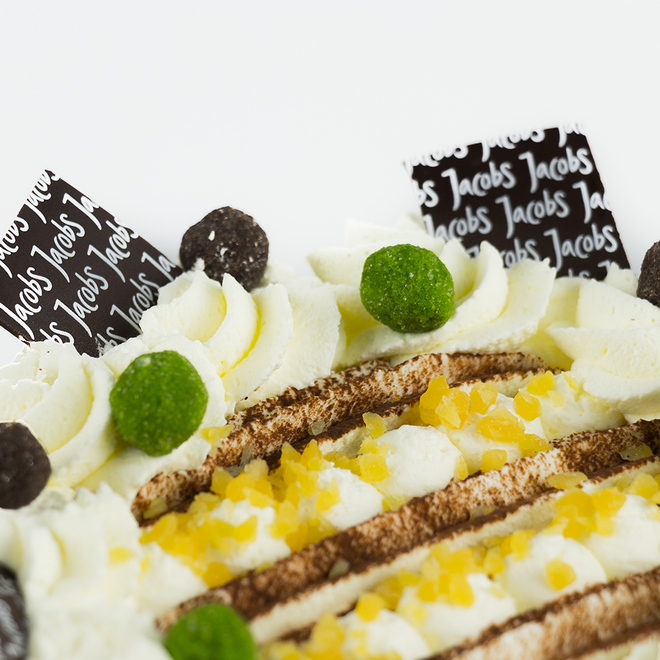 Hazelnoot-slagroomtaart