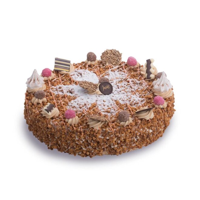 Hazelnoot-crèmetaart