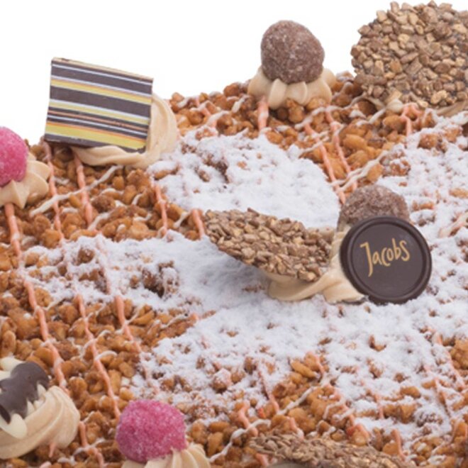 Hazelnoot-crèmetaart