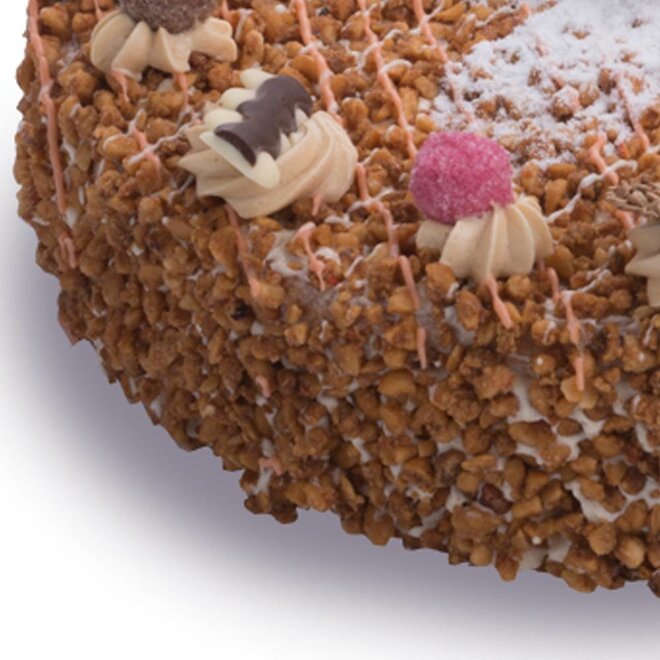 Hazelnoot-crèmetaart