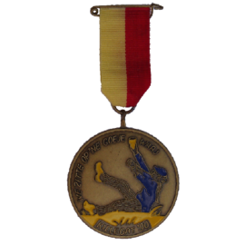 Officiële Kielegat® medaille 1990 motto "we zitte op 'ne goeje waaj"