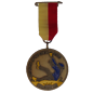 De officiële Kielegatse® medaille 1990 motto "we zitte op 'ne goeje waaj"