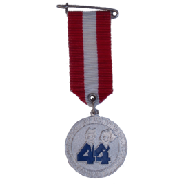 Officiële Kielegat® medaille 1981 motto "agge ## mottut viere"